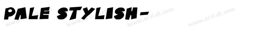 Pale Stylish字体转换